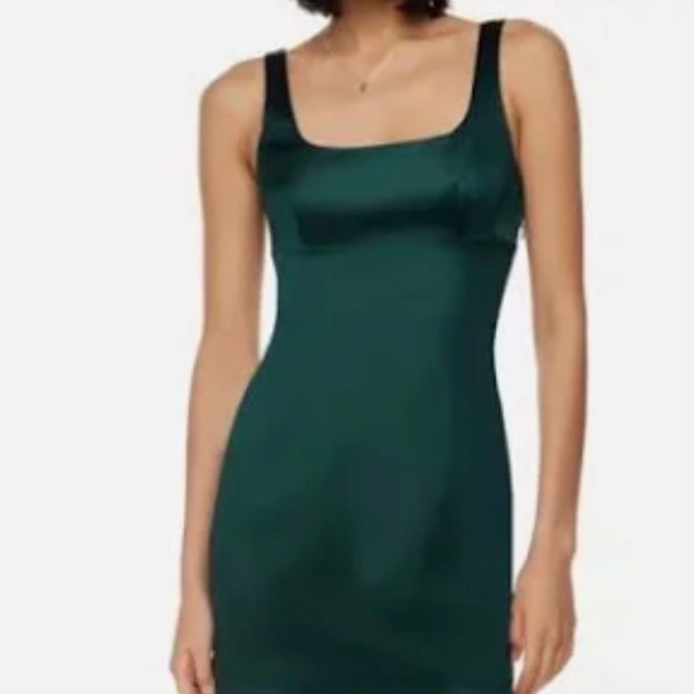 Aritzia Green Midi Dress
